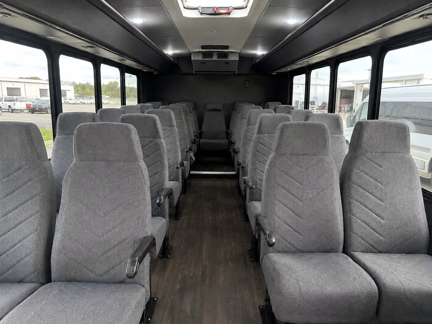 15 passenger minibus interior