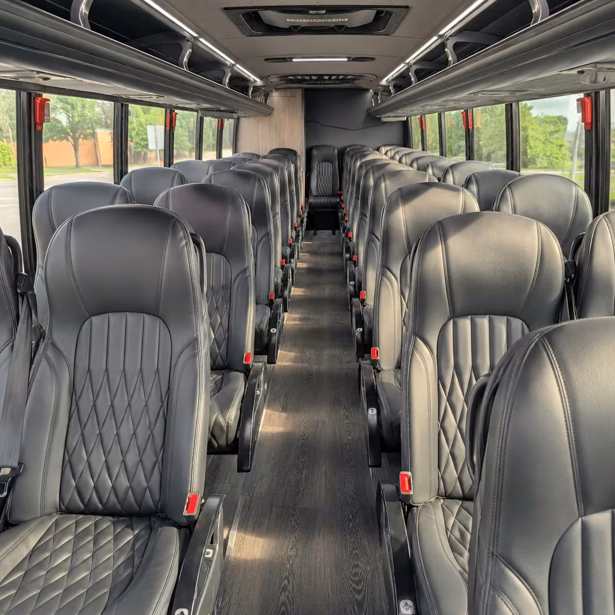 25 passenger minibus interior