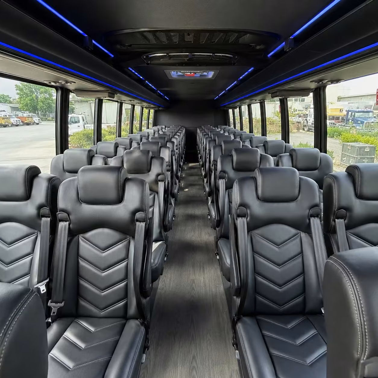 30 passenger minibus inside