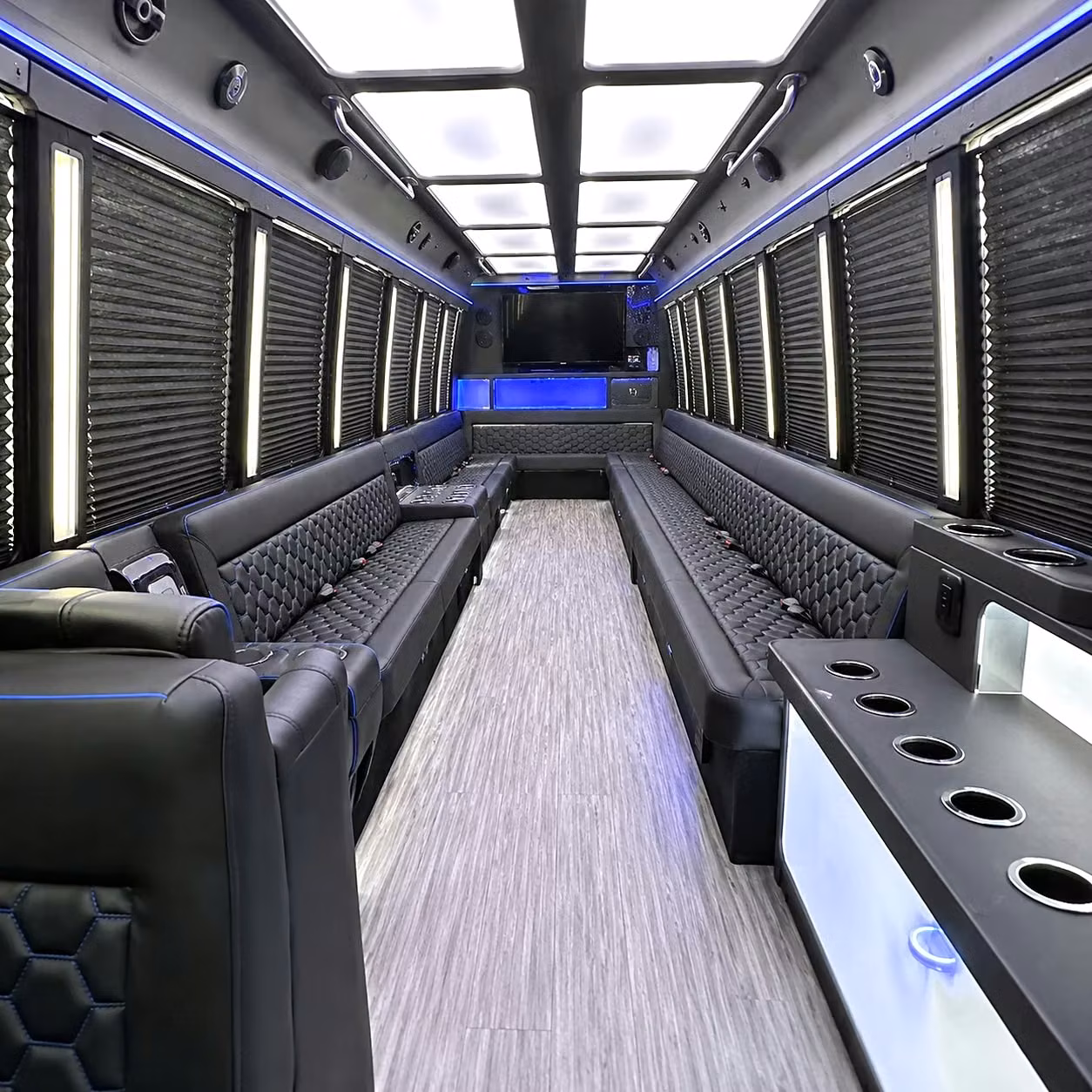 party bus interior
